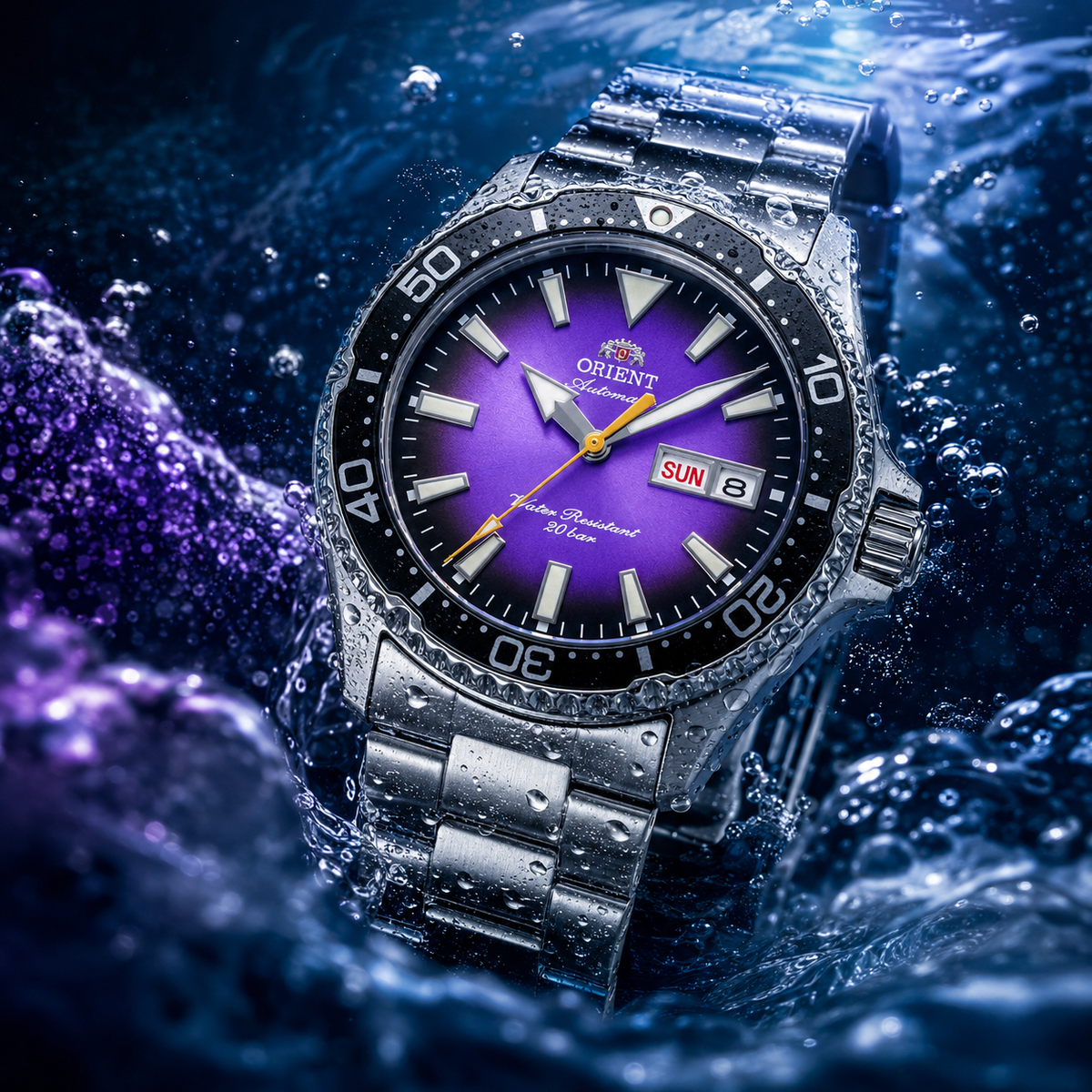 Orient Mako AA08 | Automatic Diver-Style Watch 200m | Watchello