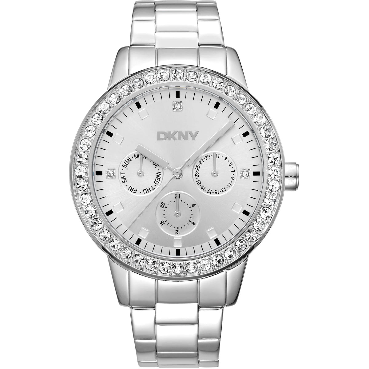 DKNY Parsons Multi Glitz DK1L055M0035 Lady Quartz Stainless Steel