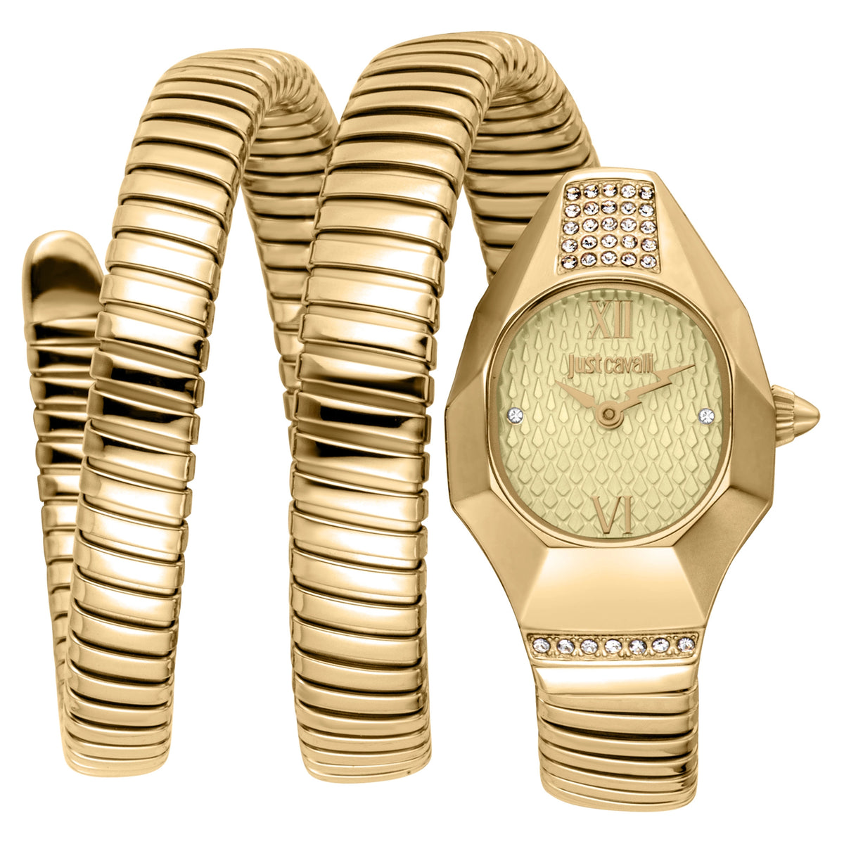 Just Cavalli Signature Snake Lunara JC1L397M0035 Lady Quartz