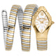 Just Cavalli Signature Snake Cristallo Two Tones YG Silver MOP