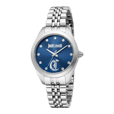 جاست كافالي غلام شيك لونا فضي أزرق