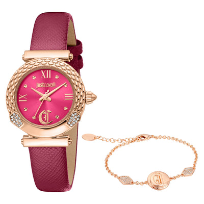 Just Cavalli SET Curiosa Cuero Violeta