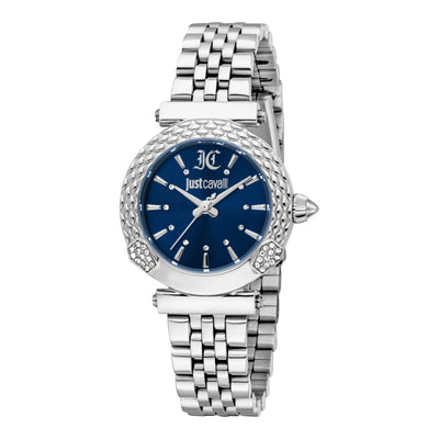 Just Cavalli Animalier Mistero Snake Silver Blue