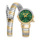 Just Cavalli Signature Snake Radiosa Two Tones YG Silver Green