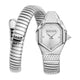 Just Cavalli Signature Snake Aria Silver