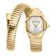 Just Cavalli Signature Snake Aria Yellow Gold Silver