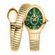 Just Cavalli Signature Snake Eclisse Yellow Gol Green
