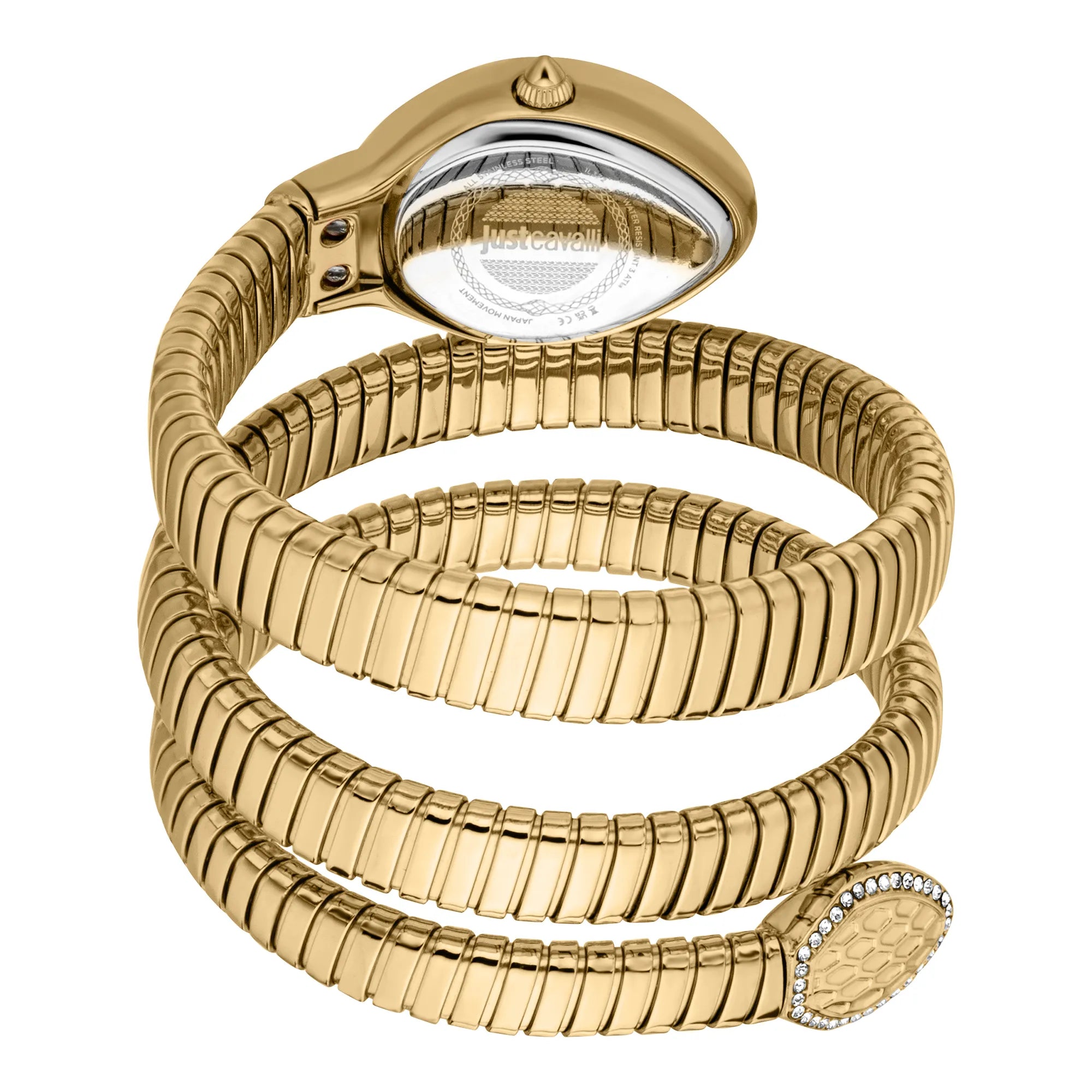 Just Cavalli Just Cavalli Signature Snake Carezza Yellow Gold Green — immagine 2