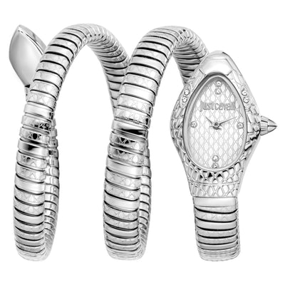 Just Cavalli Signature Snake Aurela Silver