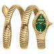 Just Cavalli Signature Snake Aurela Yellow Gold Green