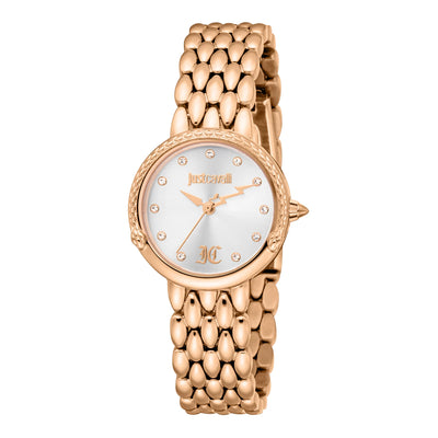 Just Cavalli Animalier Rosa Cobra Rosa Dourado Prateado